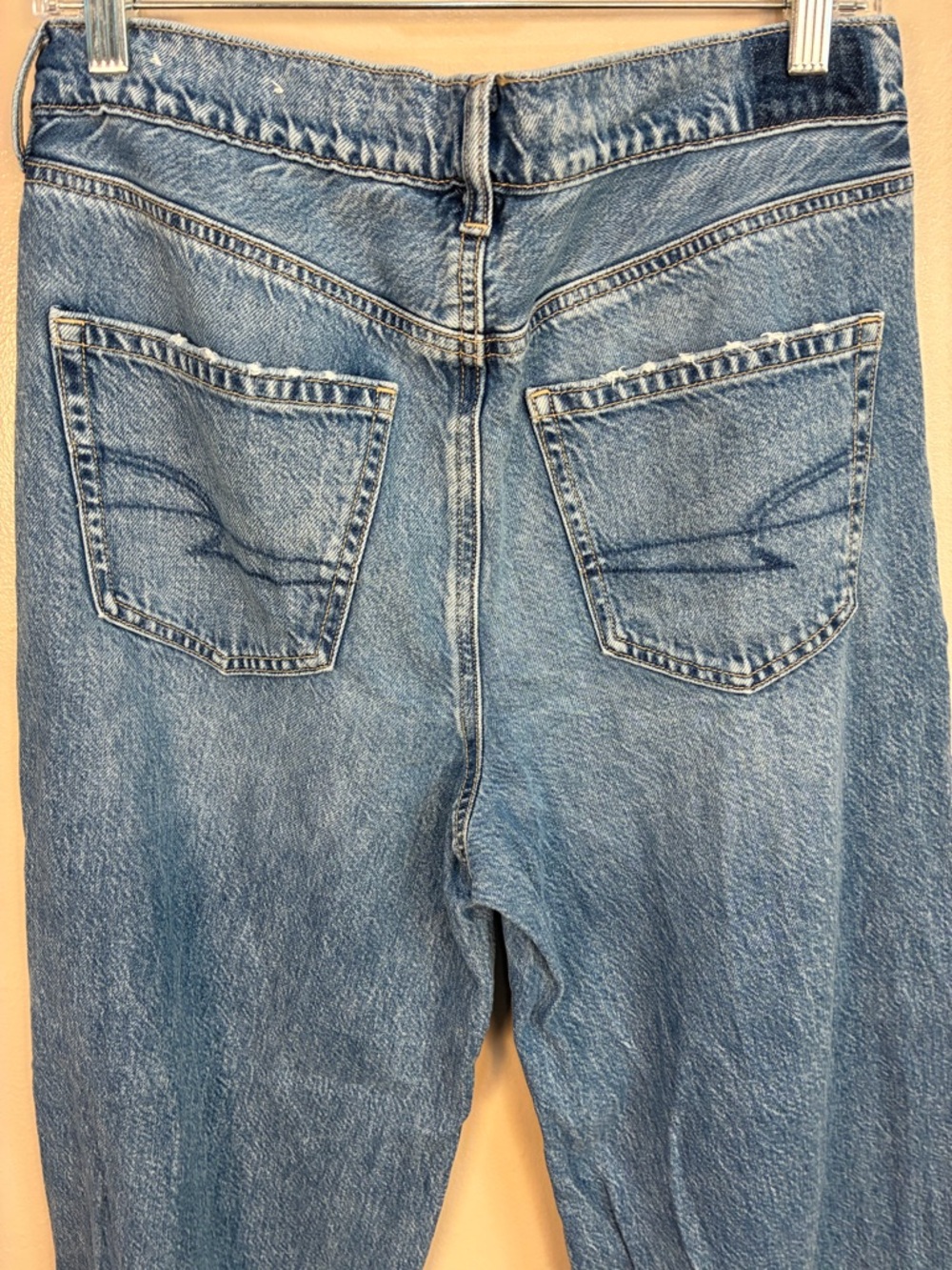 American Eagle Super High Rise Baggy Wide Leg Jeans - Picture 11 of 13